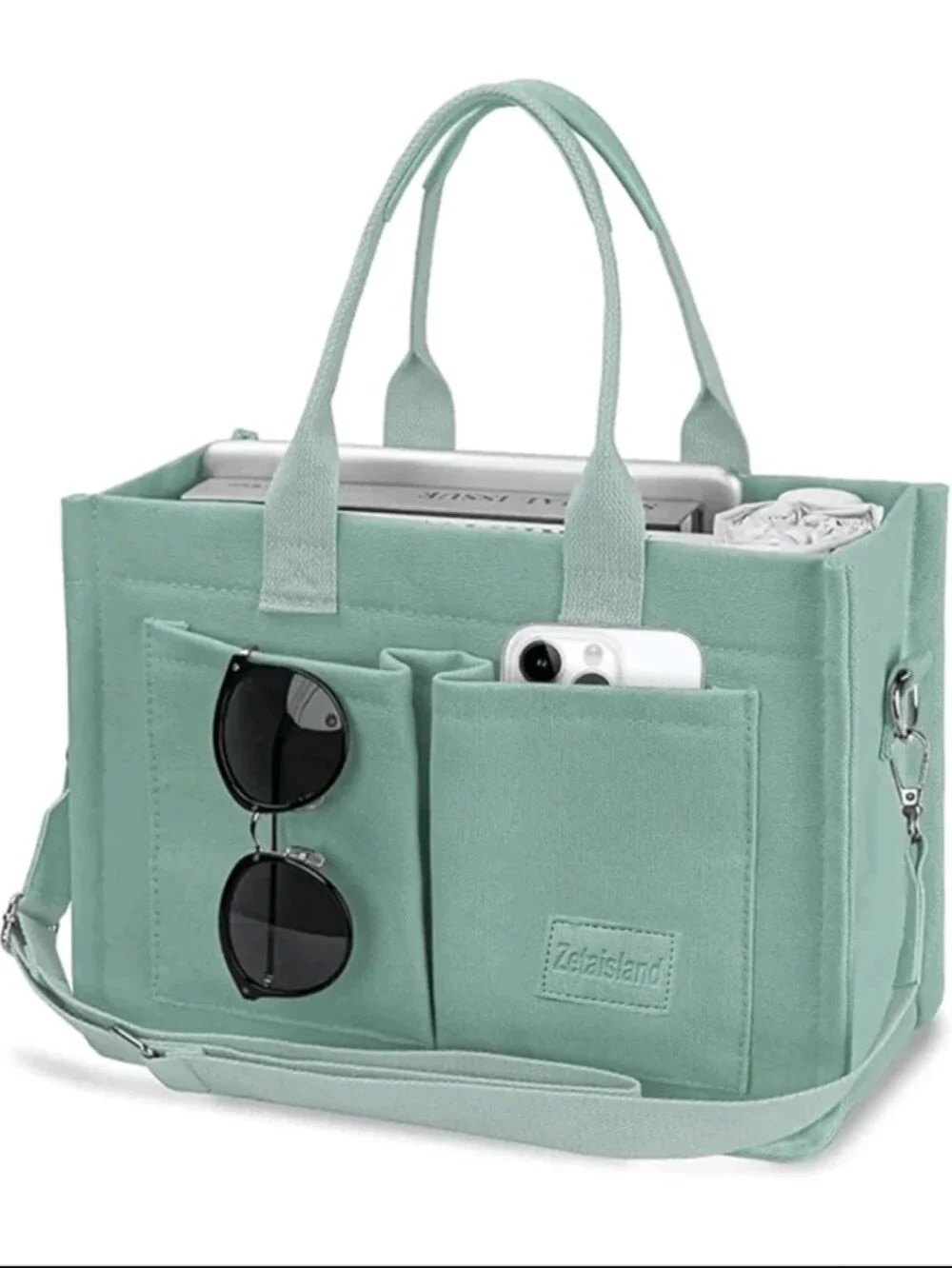 Women's Tote Bag - Green FIRM PRICE